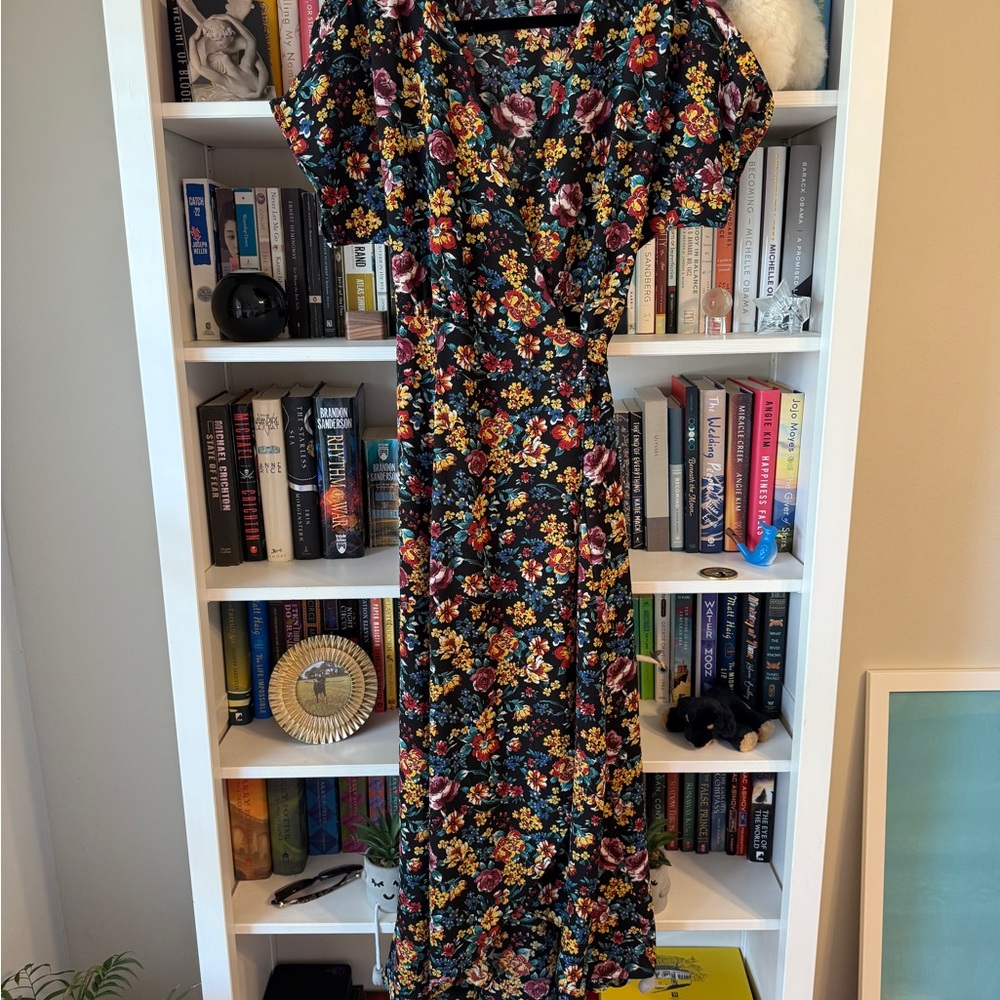 Floral Wrap Dress